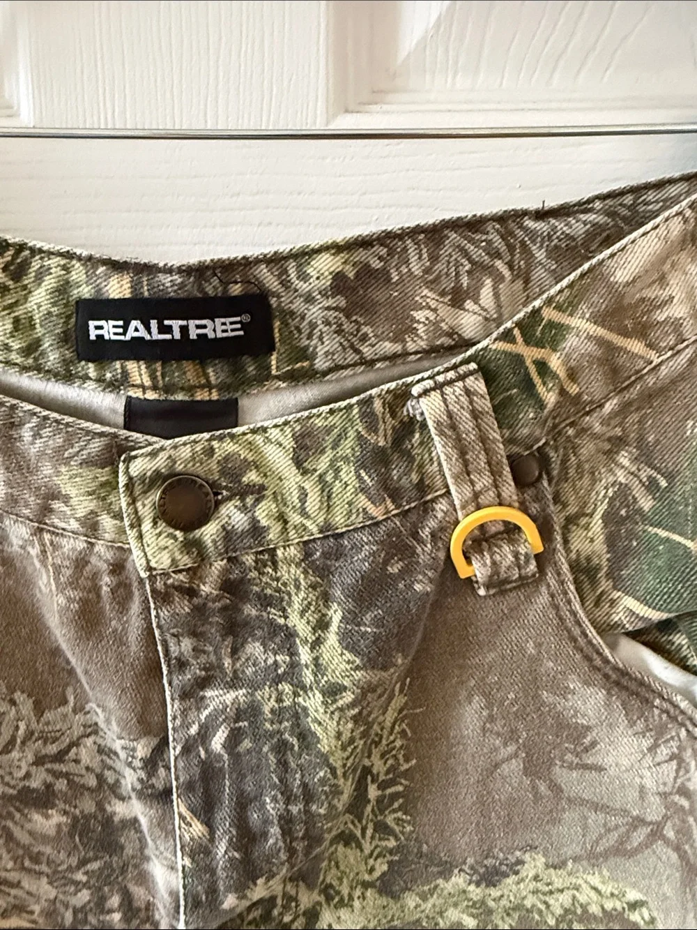 Vintage Realtree unisex Camouflage Bootcut Jeans — Brown & Green